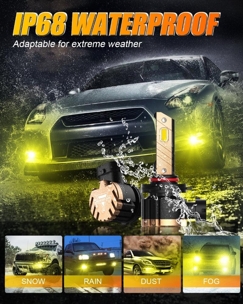 (2pcs/set) Z3 White/Yellow LED Fog Light/DRL BULBS 44W 8000LM - Image 7