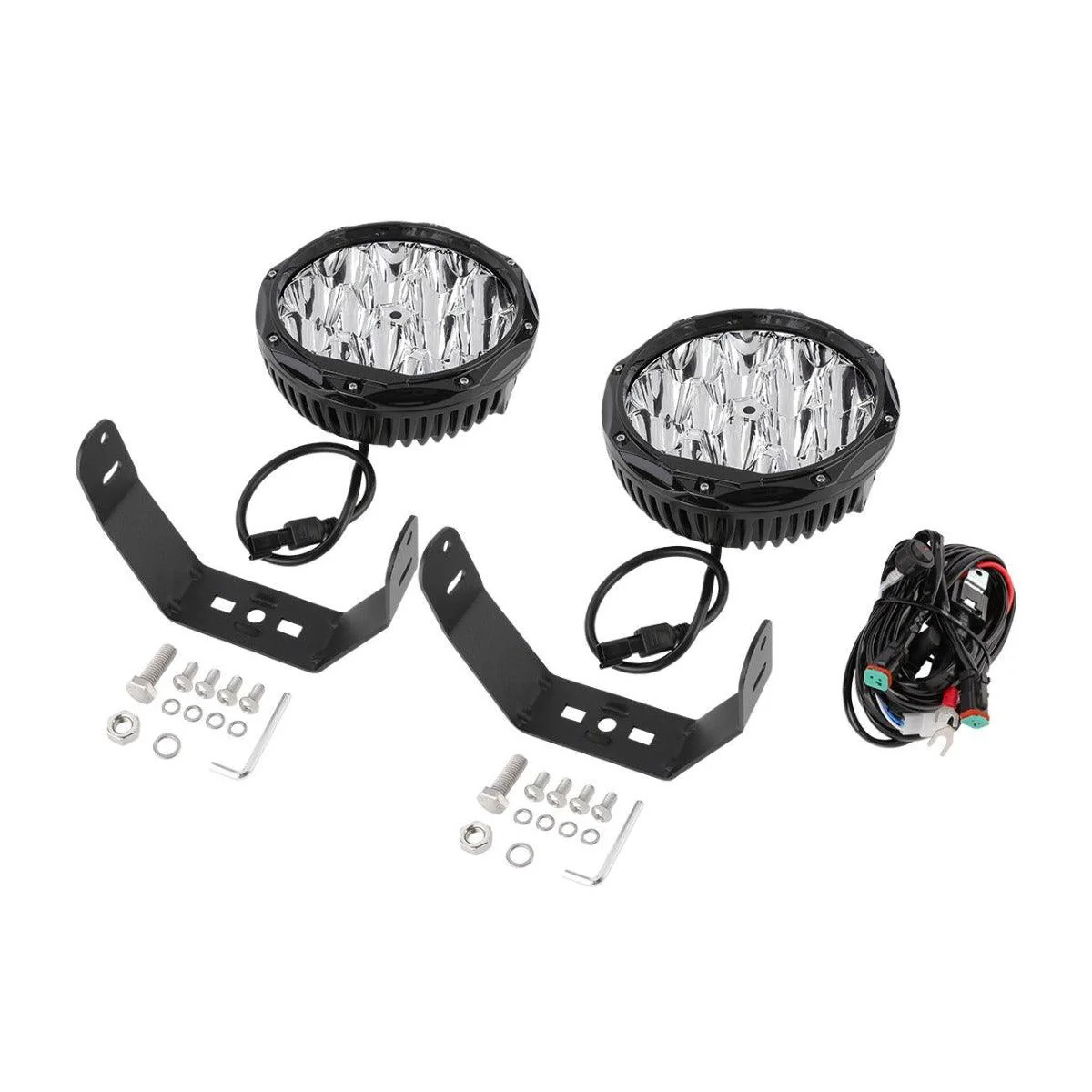 (2pcs/set) 8.5 Inch 150W Round off road lights Spot Beam LED Driving Lights - Image 16