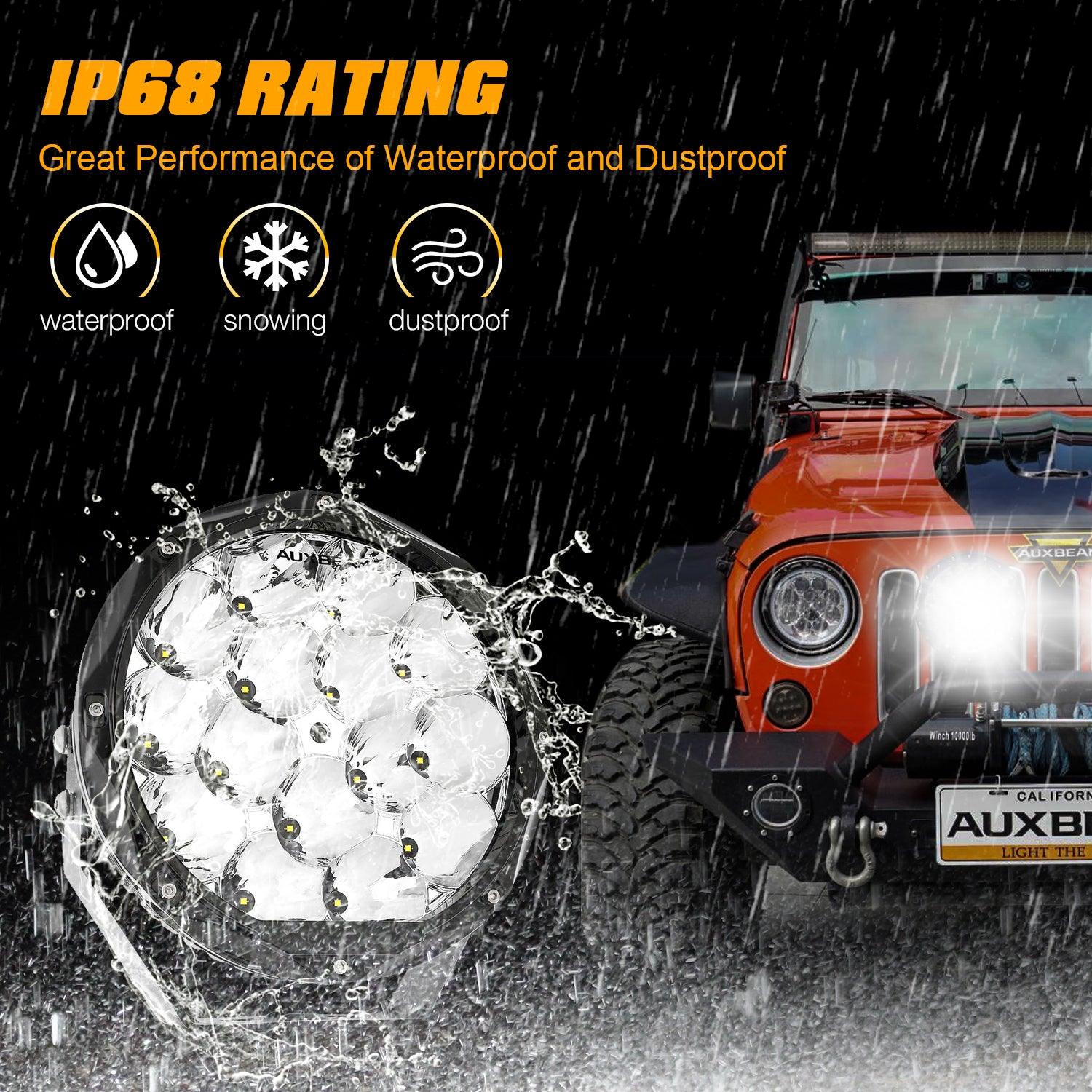 (2pcs/set) 8.5 Inch 150W Round off road lights Spot Beam LED Driving Lights - Image 6