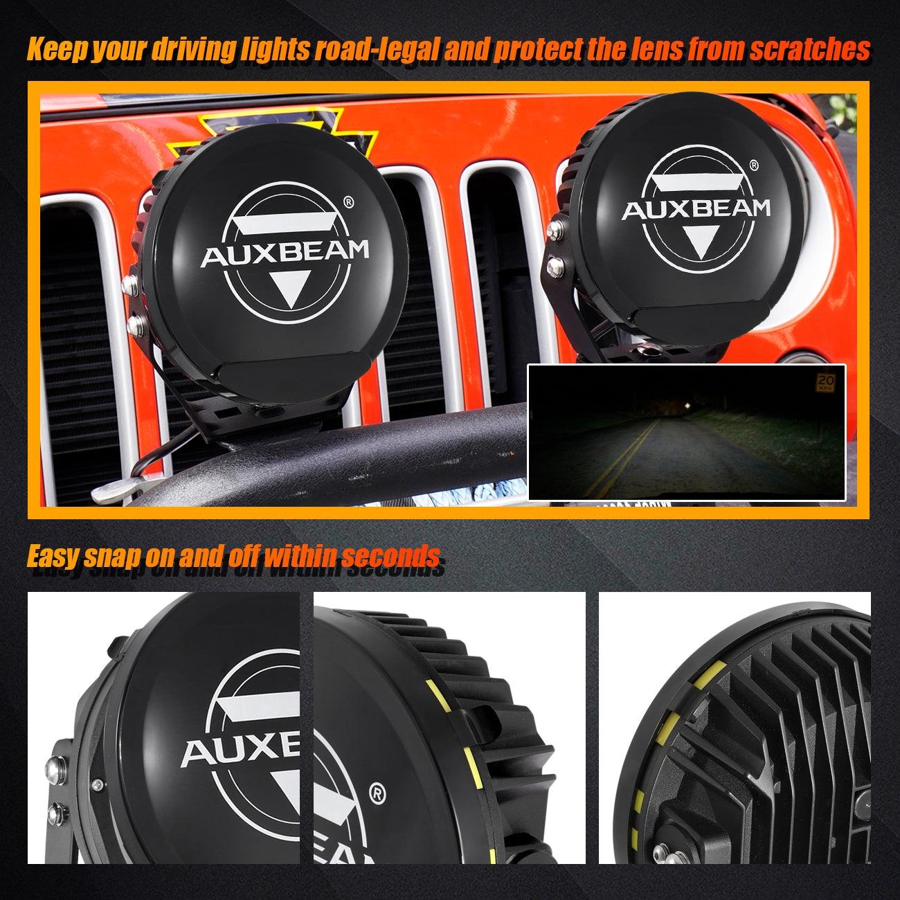 (2pcs/set) 7 Inch 90W Round Spot Beam Offroad LED Driving Lights w/ SAE Compliant+Amber/Black Covers(Optional) - Image 13