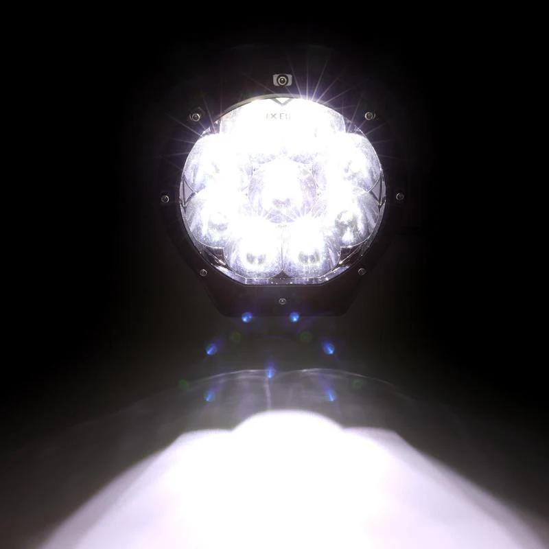 (2pcs/set) 7 Inch 90W Round Spot Beam Offroad LED Driving Lights w/ SAE Compliant+Amber/Black Covers(Optional) - Image 15