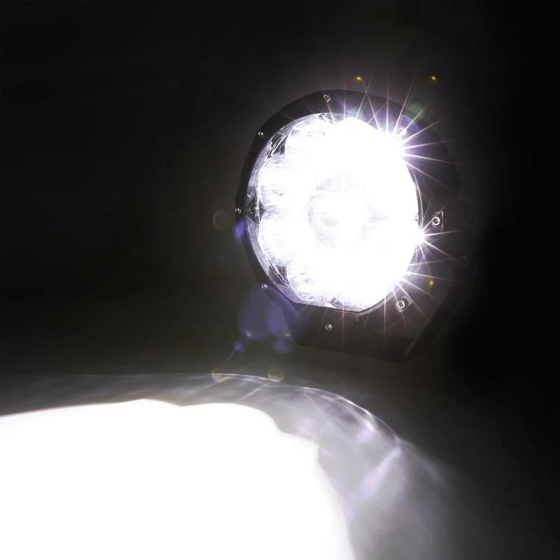 (2pcs/set) 7 Inch 90W Round Spot Beam Offroad LED Driving Lights w/ SAE Compliant+Amber/Black Covers(Optional) - Image 16