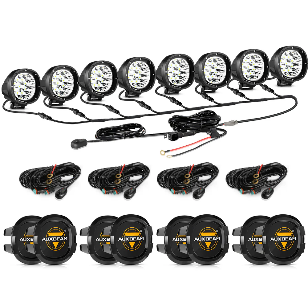 P4 Series | 4 Inch 90W Round LED Driving Lights Spot White Pod Lights - Image 22