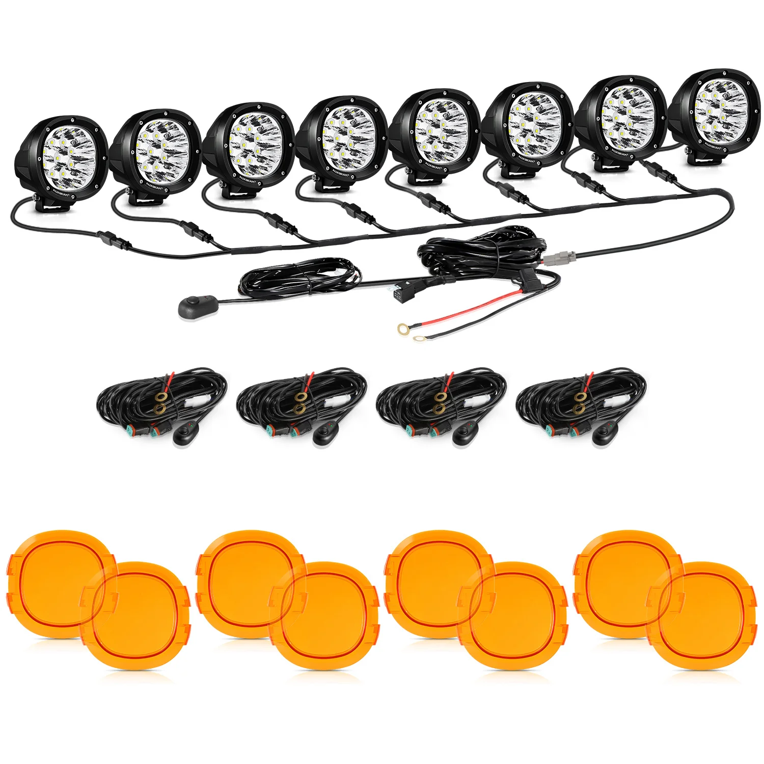 P4 Series | 4 Inch 90W Round LED Driving Lights Spot White Pod Lights - Image 27
