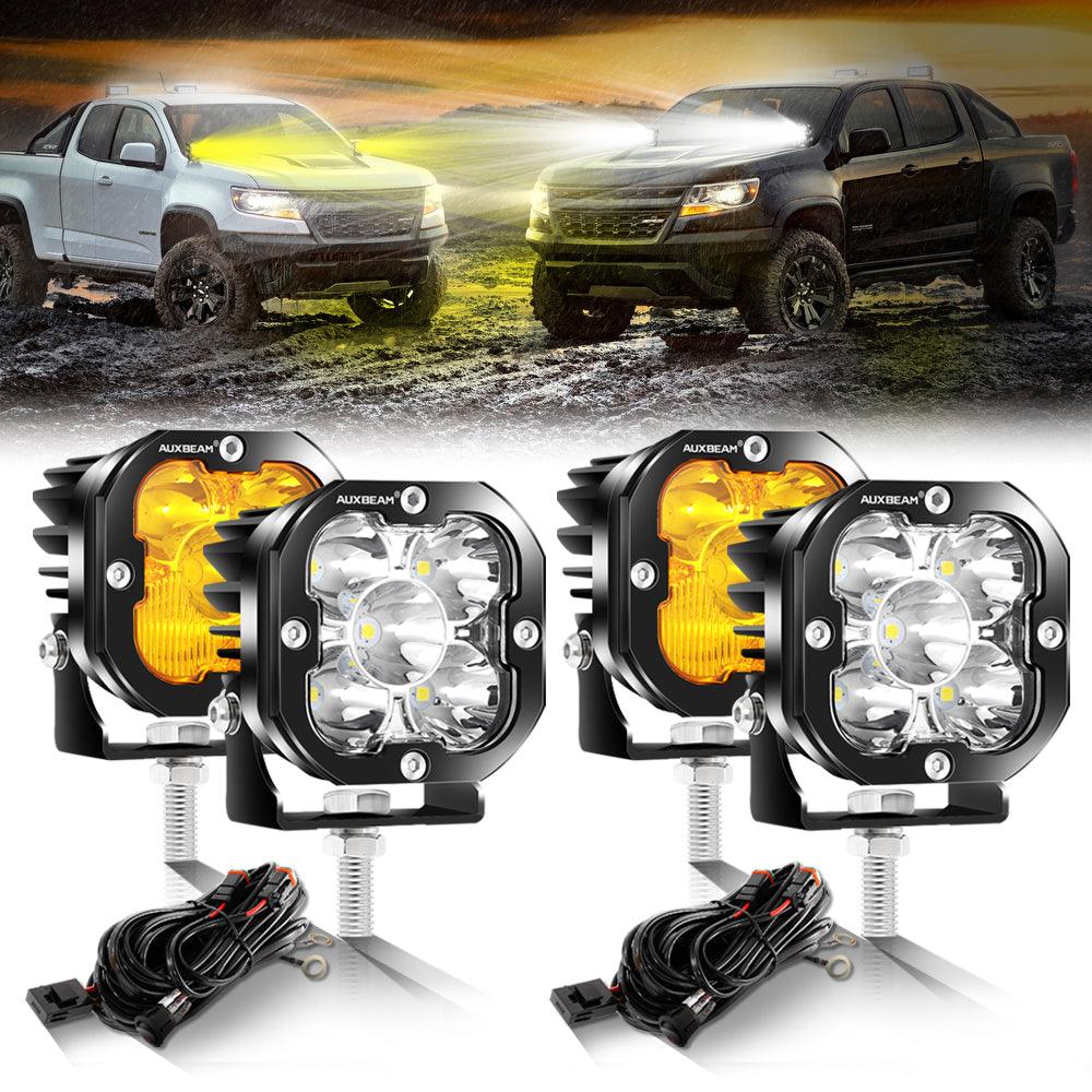 XP-ULTRA Series 3 Inch 80W 9600LM LED Pods Lights White&Amber - Image 19