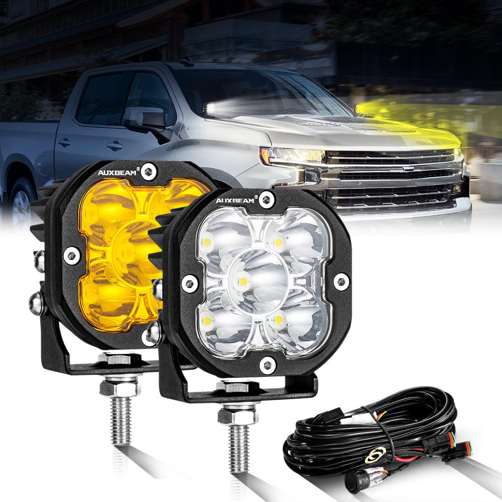 XP-ULTRA Series 3 Inch 80W 9600LM LED Pods Lights White&Amber - Image 23