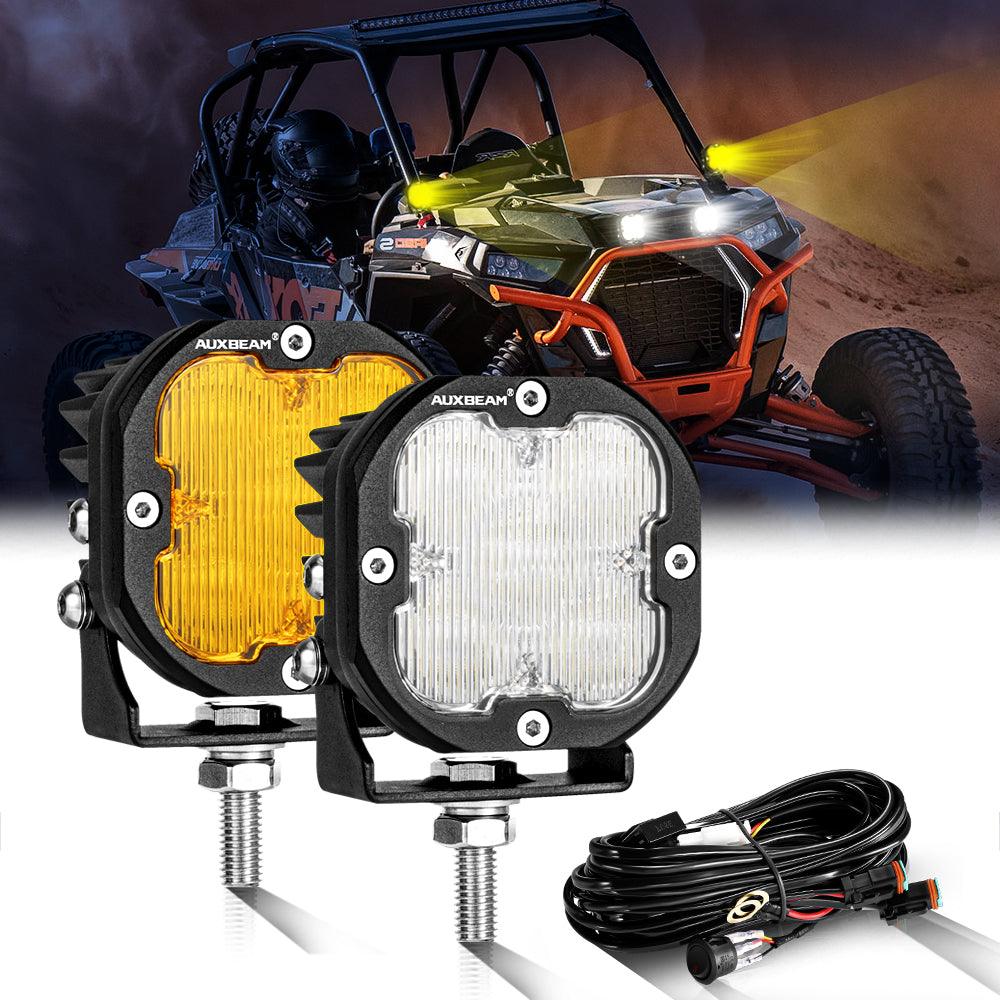 XP-ULTRA Series 3 Inch 80W 9600LM LED Pods Lights White&Amber - Image 25