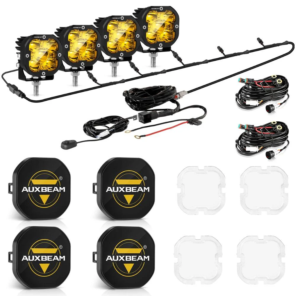 XP-ULTRA Series 3 Inch 80W 9600LM LED Pods Lights White&Amber - Image 33