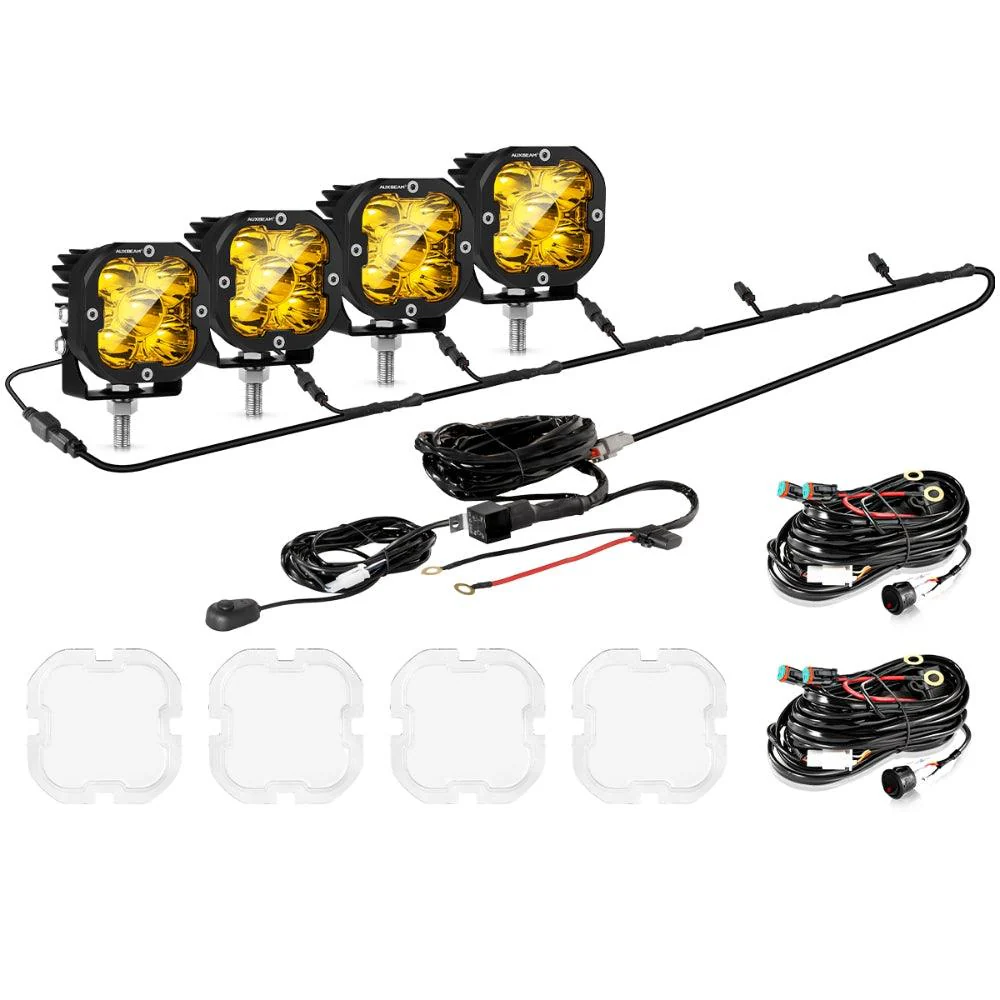 XP-ULTRA Series 3 Inch 80W 9600LM LED Pods Lights White&Amber - Image 34