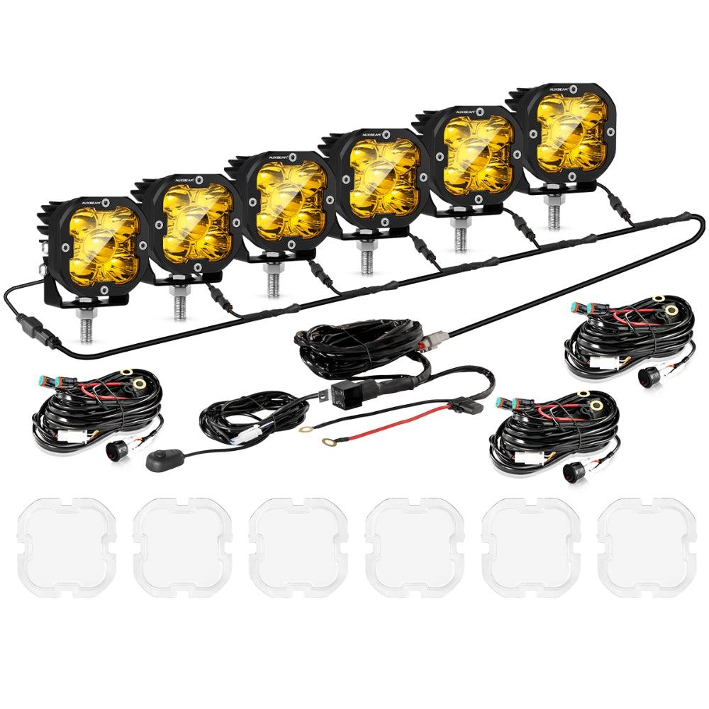 XP-ULTRA Series 3 Inch 80W 9600LM LED Pods Lights White&Amber - Image 35