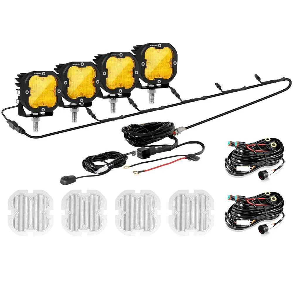 XP-ULTRA Series 3 Inch 80W 9600LM LED Pods Lights White&Amber - Image 37