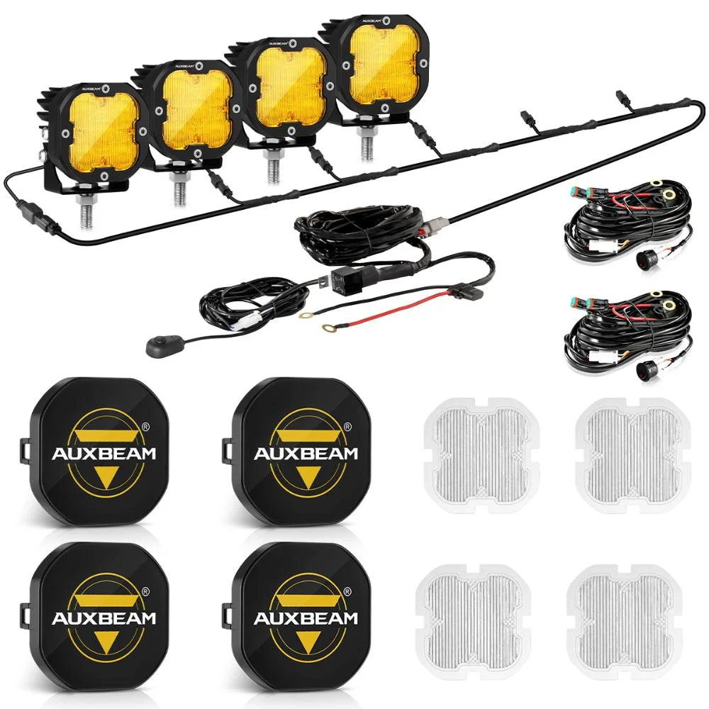 XP-ULTRA Series 3 Inch 80W 9600LM LED Pods Lights White&Amber - Image 38