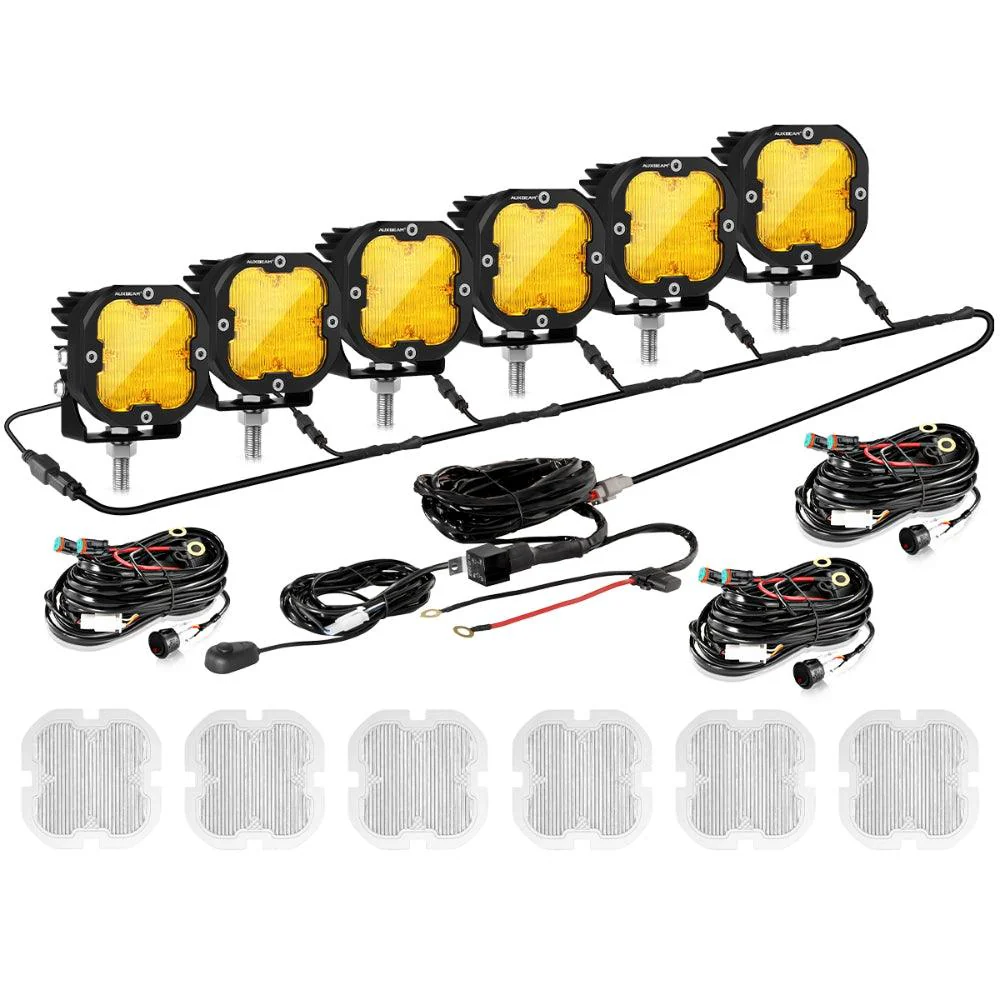 XP-ULTRA Series 3 Inch 80W 9600LM LED Pods Lights White&Amber - Image 39