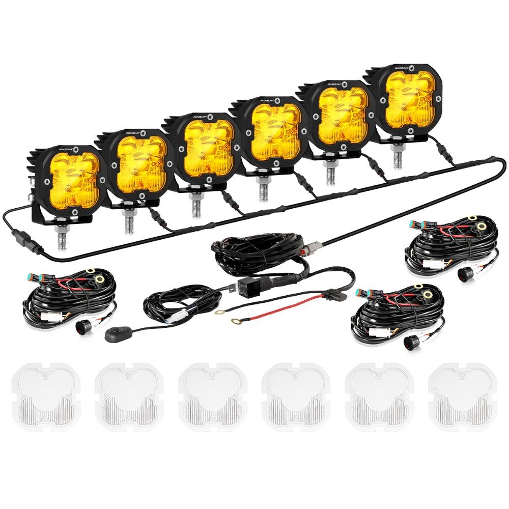 XP-ULTRA Series 3 Inch 80W 9600LM LED Pods Lights White&Amber - Image 43