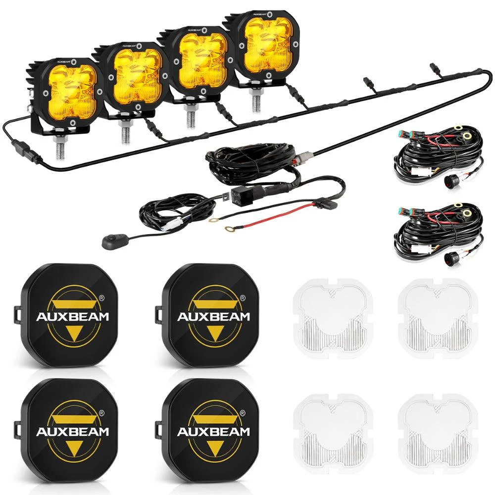 XP-ULTRA Series 3 Inch 80W 9600LM LED Pods Lights White&Amber - Image 44