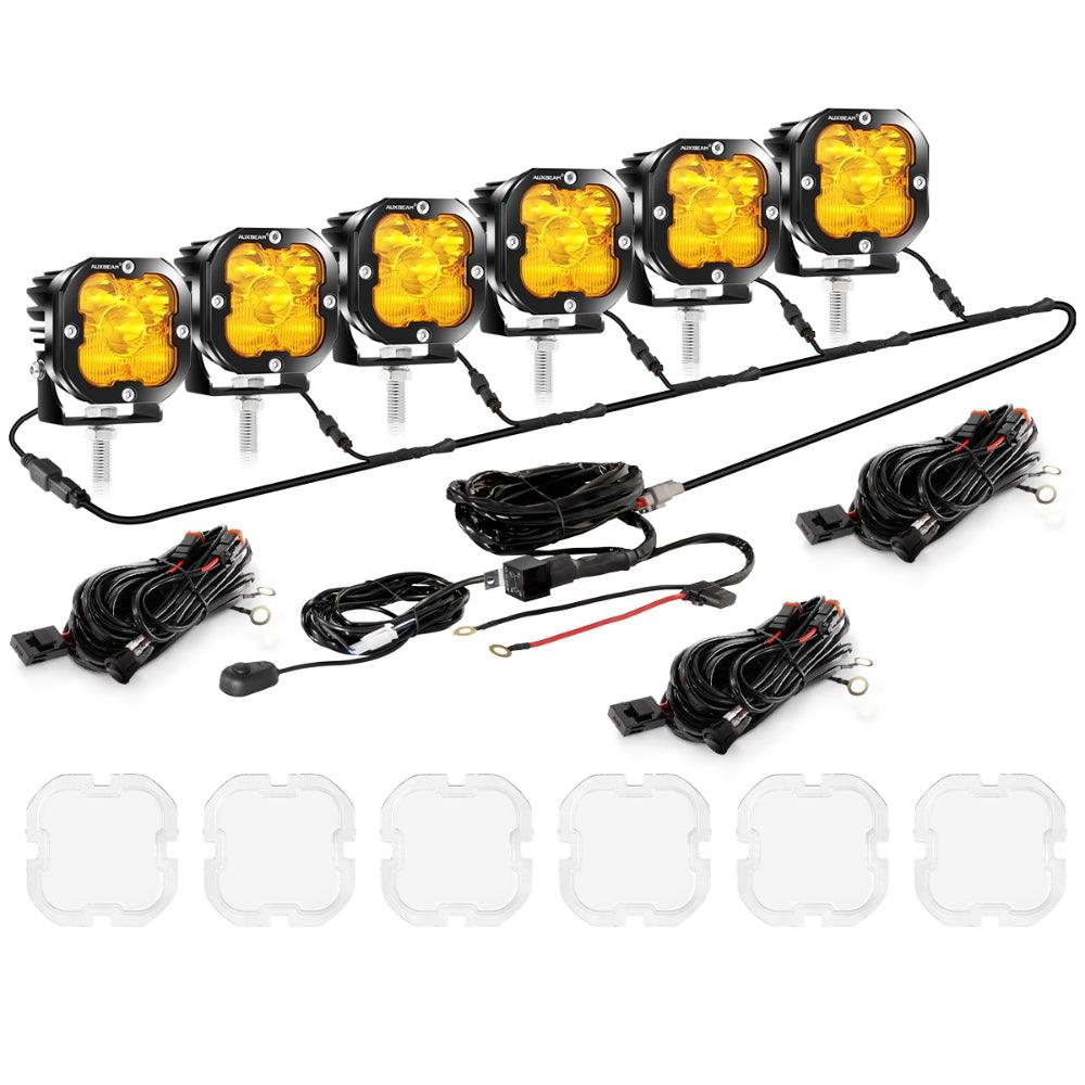 XP-ULTRA Series 3 Inch 80W 9600LM LED Pods Lights White&Amber - Image 46