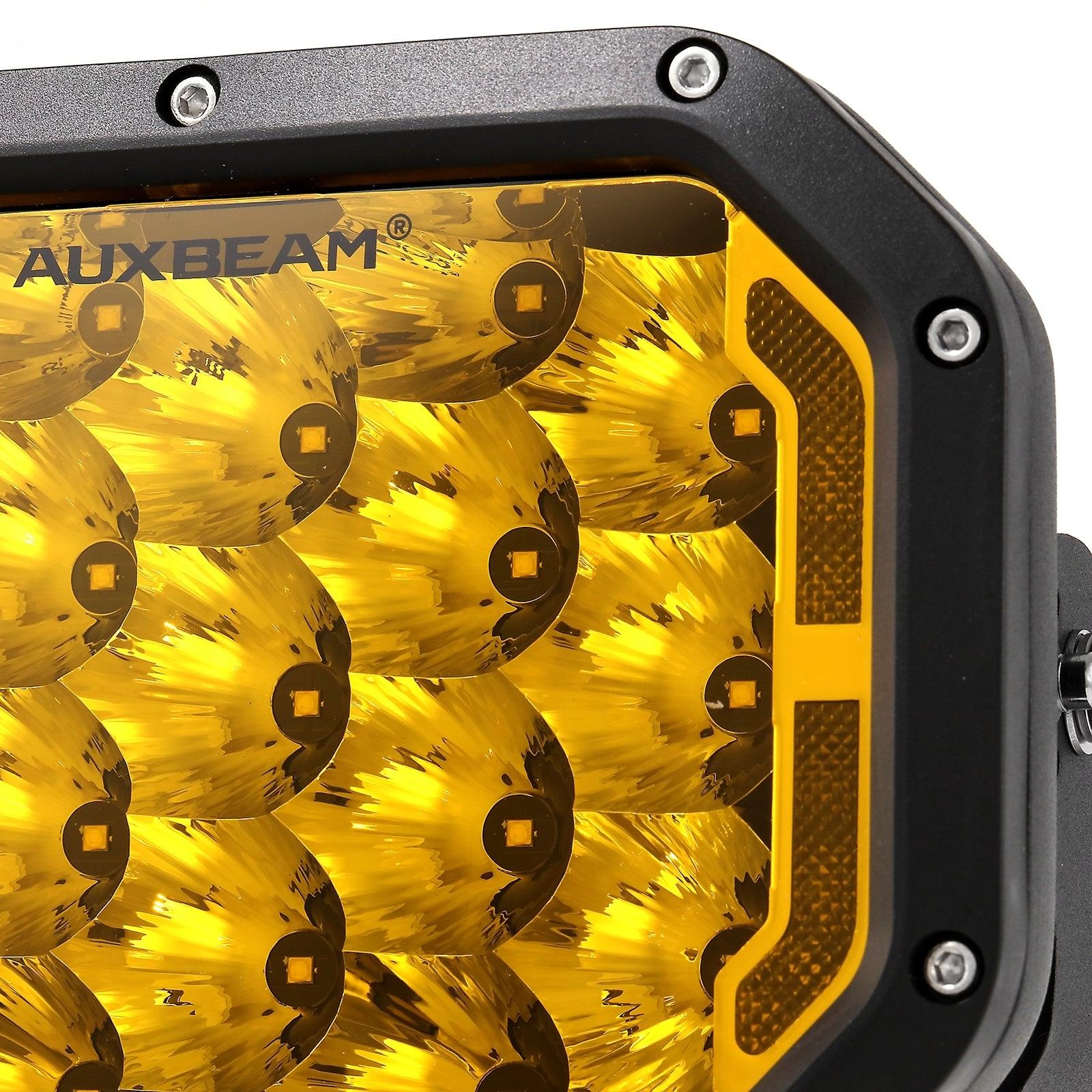 7x5 Inch Rectangle LED Pods Amber Spot Driving Lights with DRL - Image 11