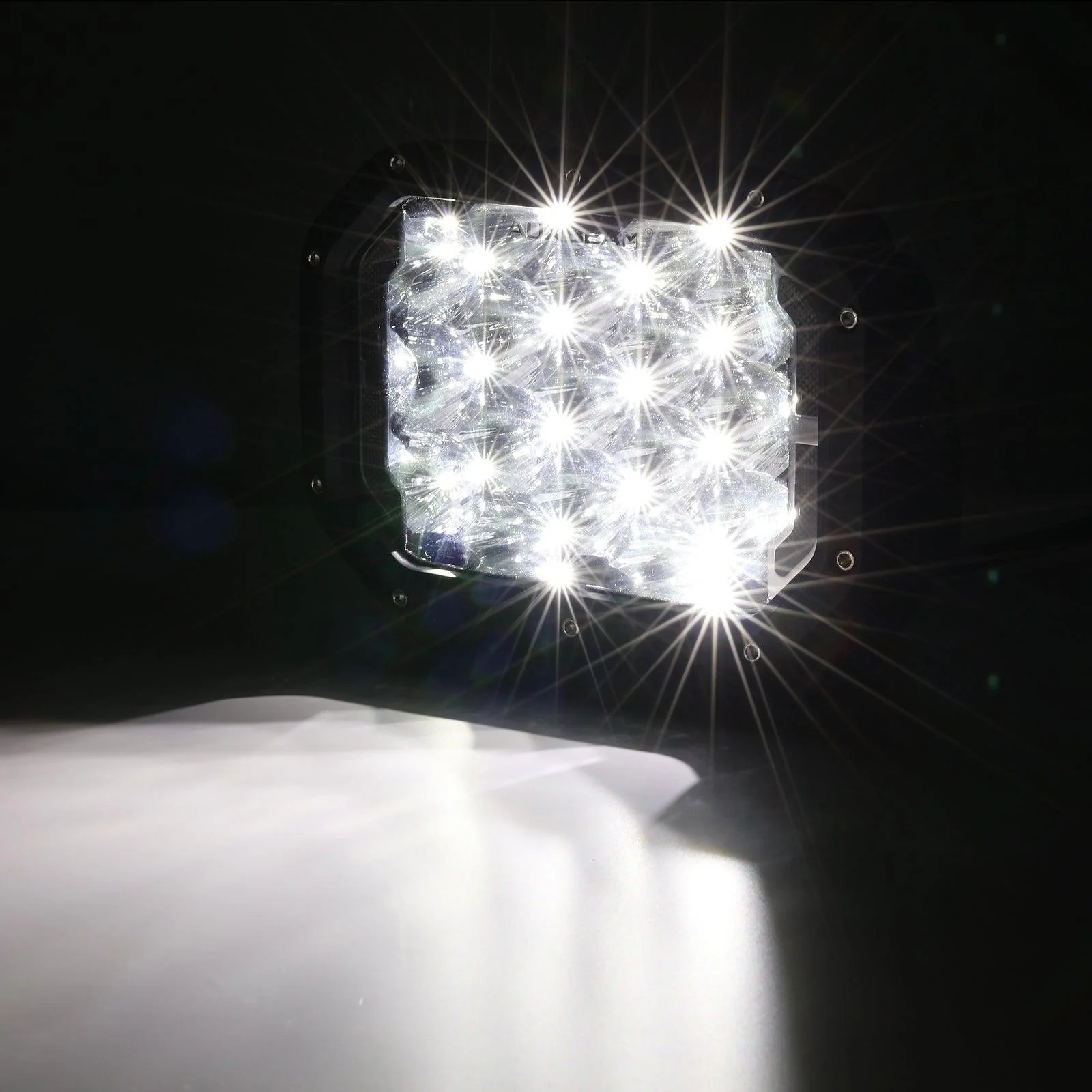 7x5 Inch Rectangle LED Pods White Spot Driving Lights with DRL - Image 10