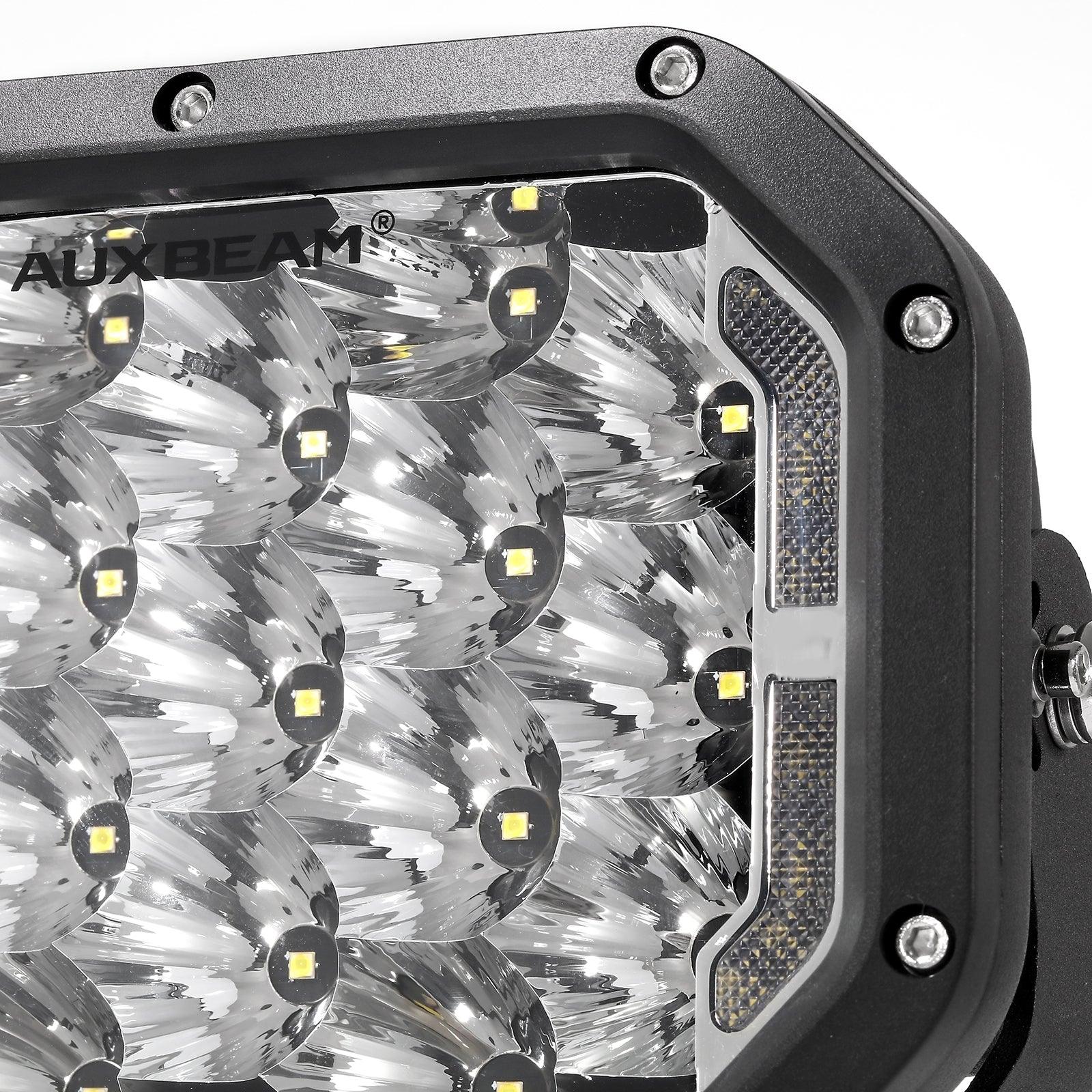 7x5 Inch Rectangle LED Pods White Spot Driving Lights with DRL - Image 12