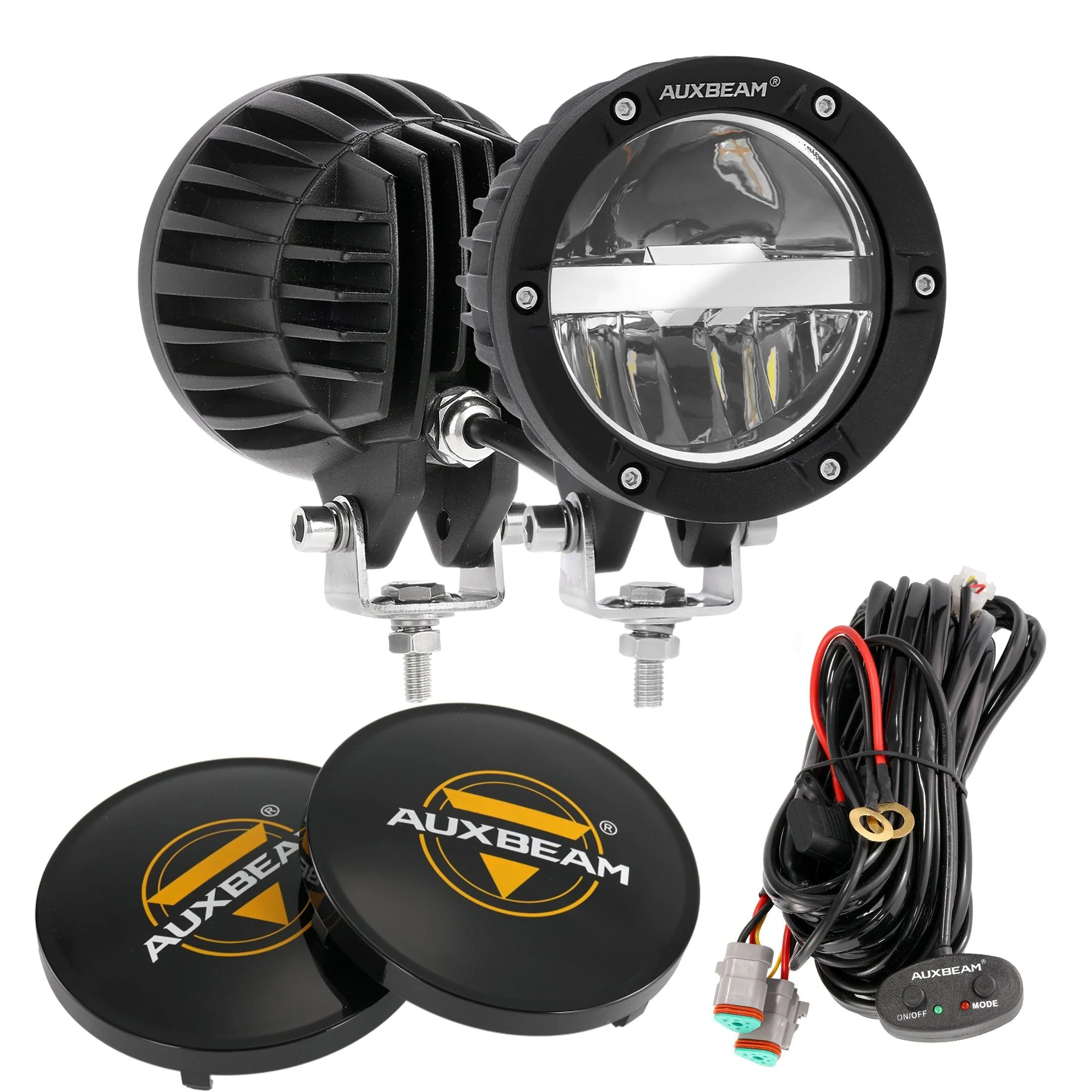 C4 Series | 4 Inch 100W Round Offroad LED Driving Lights Combo Beam - Image 20