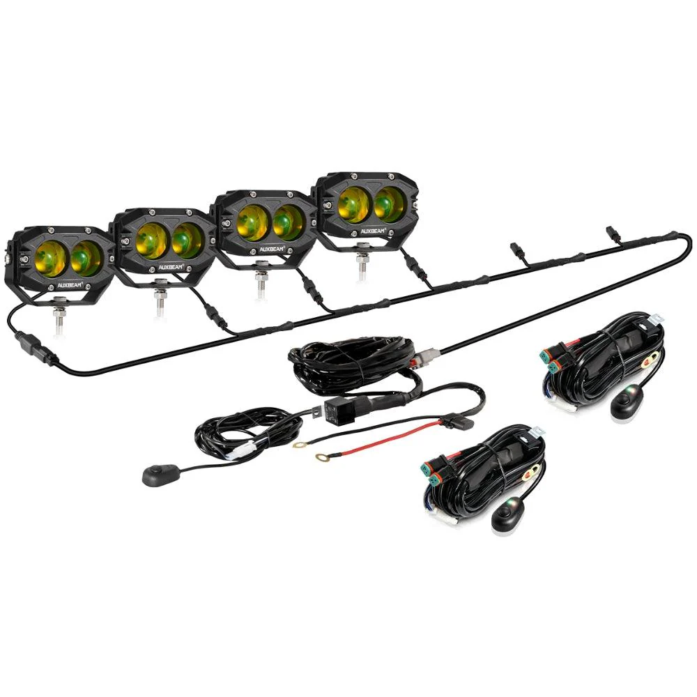 R4 Series | 4 Inch 60W LED Pods Amber Spot Driving Light - Image 13