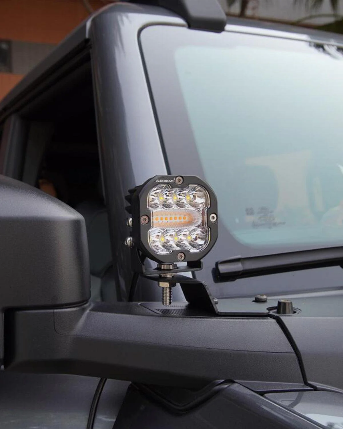 XP-ULTRA Series 3 INCH 96W 9600LM LED PODS 6 MODES WHITE AMBER FLASHING LED DRIVING LIGHTS - Image 3