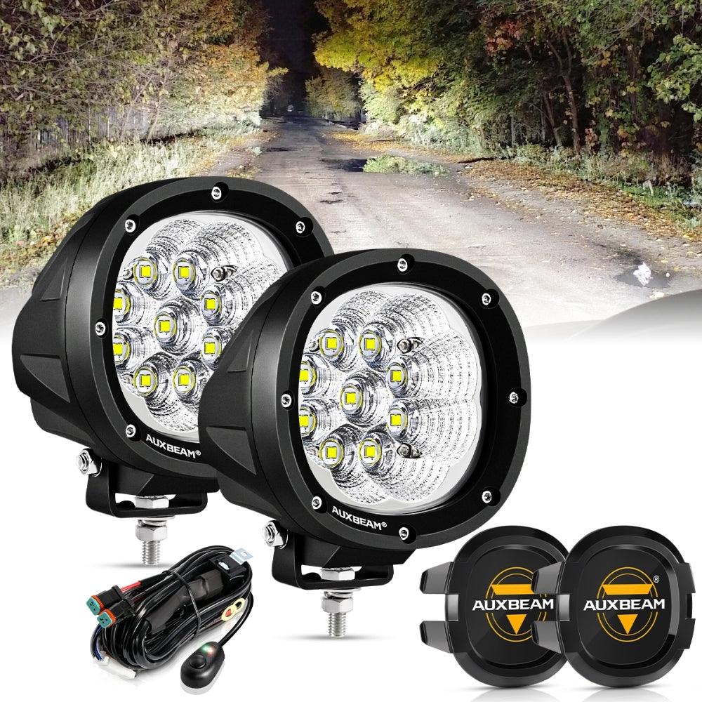 P4 Series | 4 Inch 90W 9000LM Round LED Driving Lights Flood White Pod Lights - Image 16
