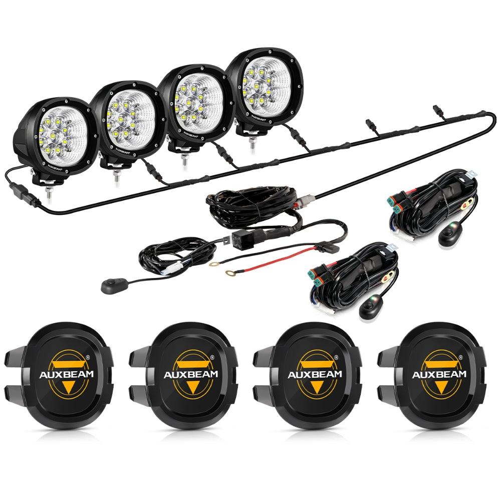 P4 Series | 4 Inch 90W 9000LM Round LED Driving Lights Flood White Pod Lights - Image 17