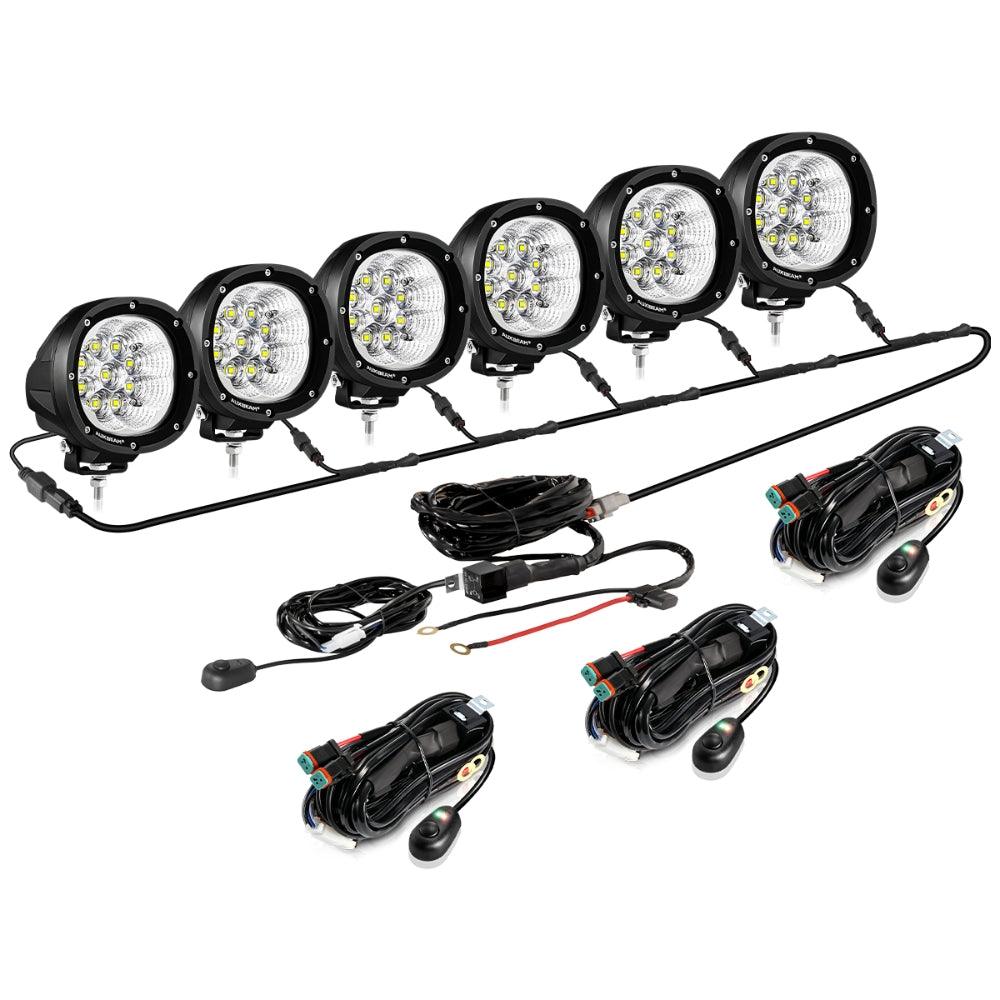 P4 Series | 4 Inch 90W 9000LM Round LED Driving Lights Flood White Pod Lights - Image 18