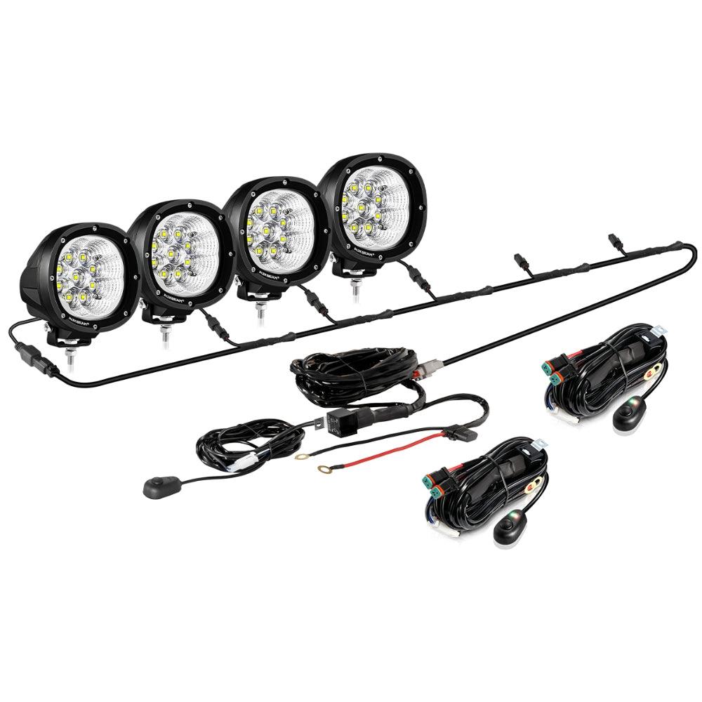 P4 Series | 4 Inch 90W 9000LM Round LED Driving Lights Flood White Pod Lights - Image 20